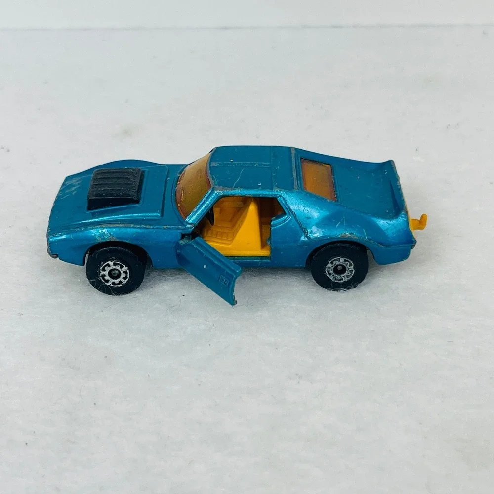 Vintage Matchbox Superfast No 9 AMX Javelin Blue 1972 Lesney Made in England